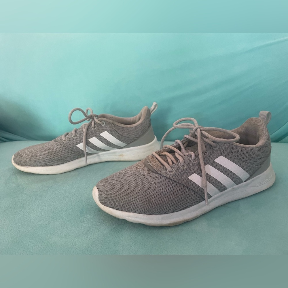 Grey Active Tennis Shoe (Adidas Women’s Advantage Sneaker)